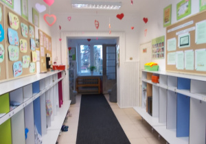 Odnowiona szatnia główna.